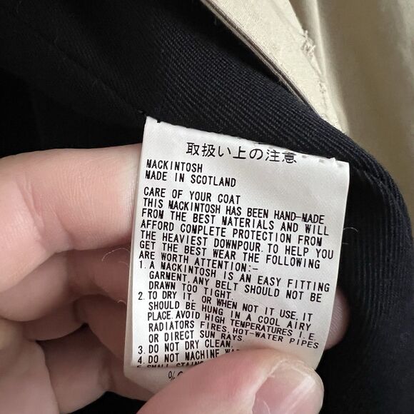 Y's Yohji Yamamoto ARCHIVE Womens Trench Coat Jacket Size 4 Made in Japan - Picture 6 of 10